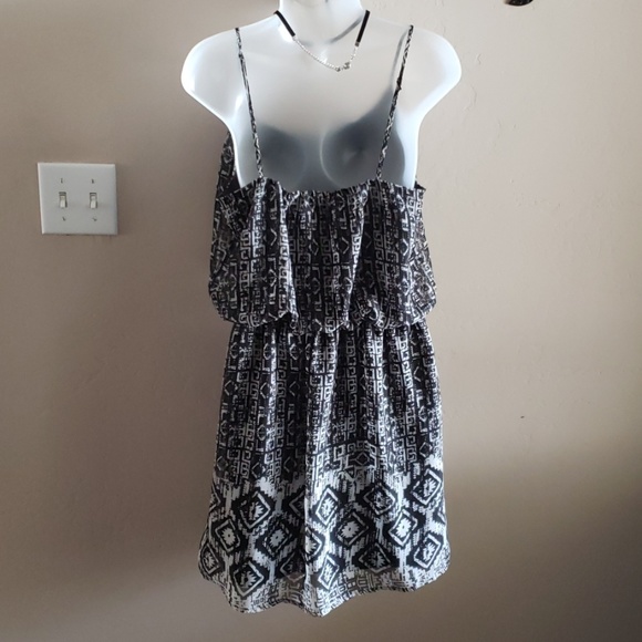 Aqua Blouson sundress - Picture 2 of 6